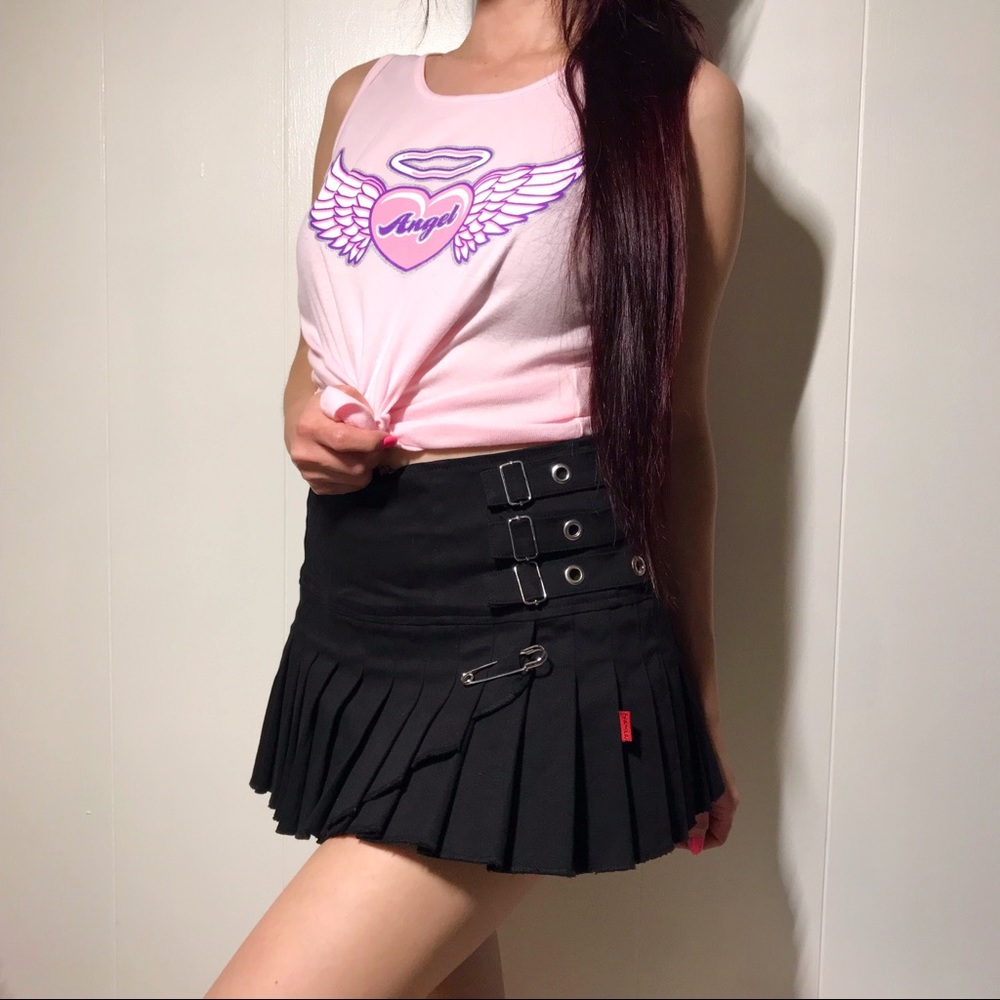 ❌SOLD❌ - Tripp NYC Pleated Goth Skirt